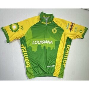 Team BP Louisiana to Mississippi Cycling Jersey L VoMax Ride 2012 Bike Shirt